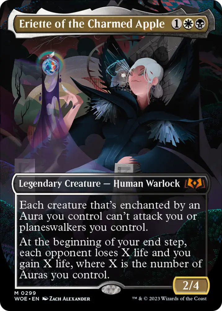Eriette of the Charmed Apple (Borderless Alternate Art) [Wilds of Eldraine] - MTG Single