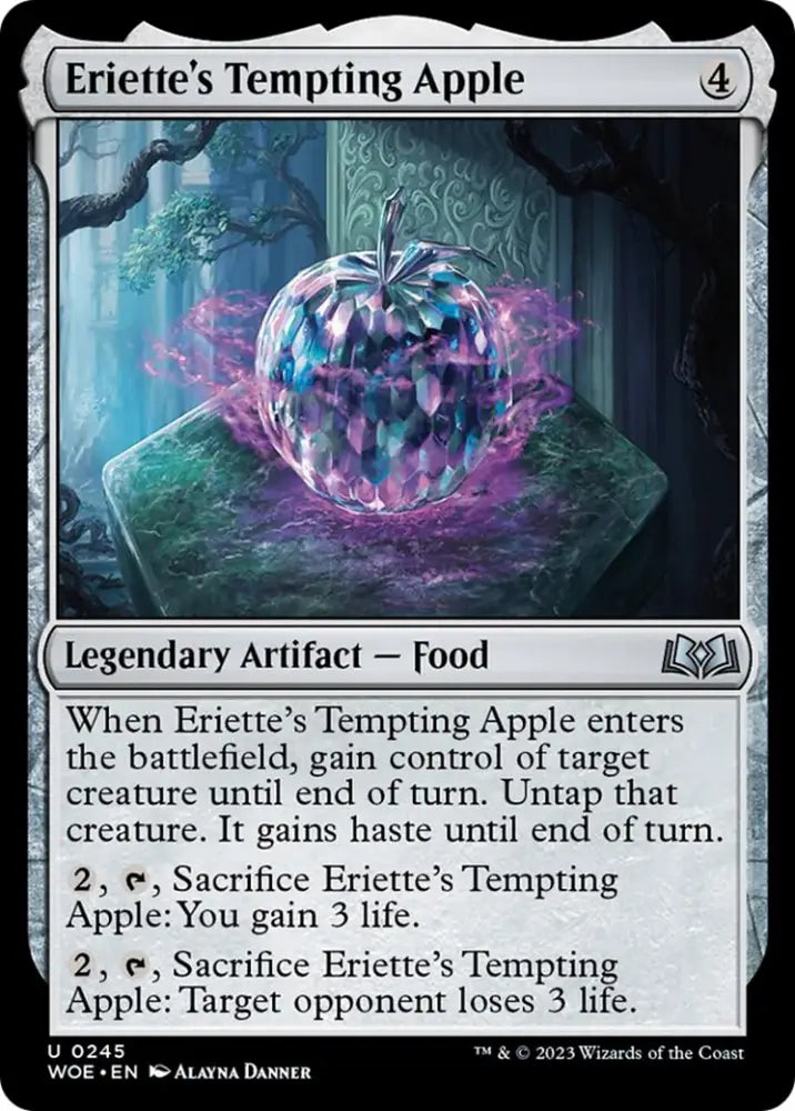 Eriette’s Tempting Apple [Wilds of Eldraine] - MTG Single