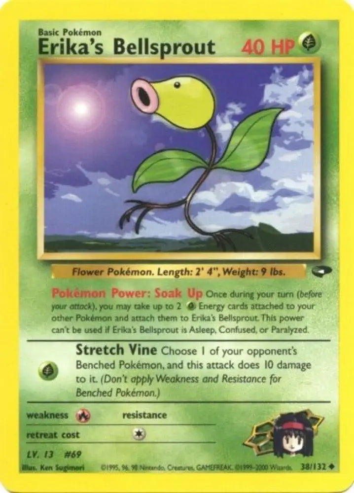 Erika’s Bellsprout (38/132) [Gym Challenge Unlimited] - Pokemon Single