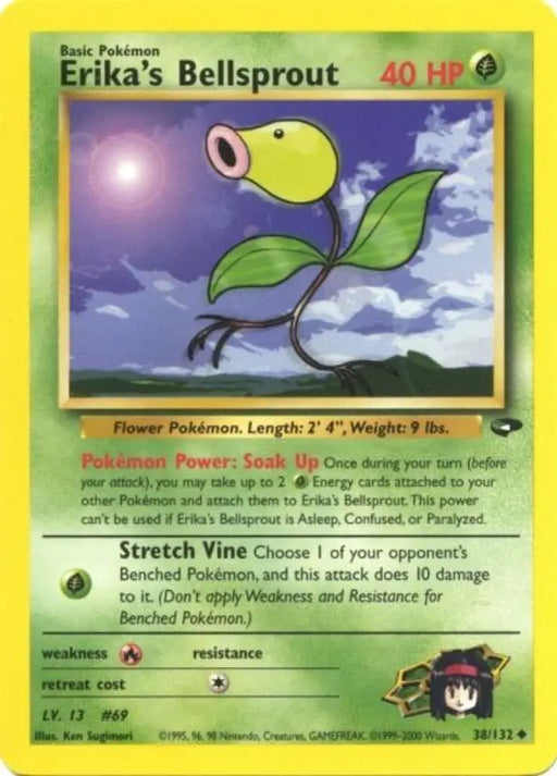 Erika’s Bellsprout (38/132) [Gym Challenge Unlimited] - Pokemon Single