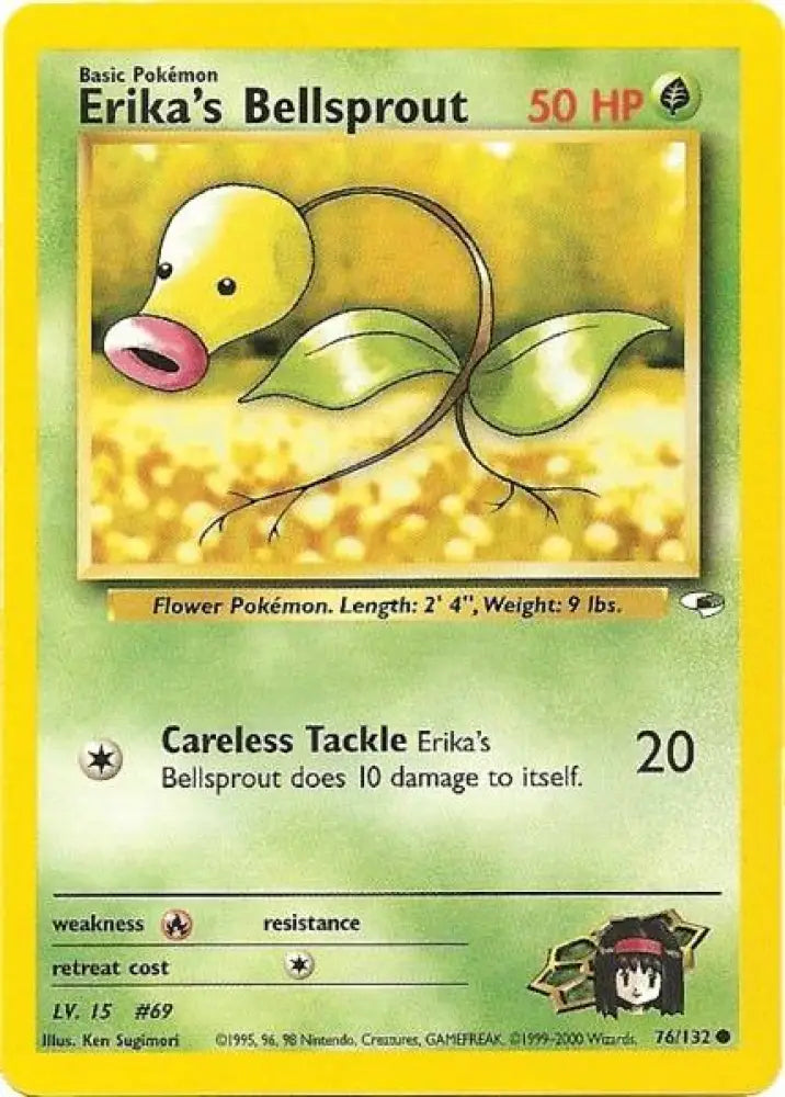 Erika’s Bellsprout (76/132) [Gym Heroes Unlimited] - Pokemon Single