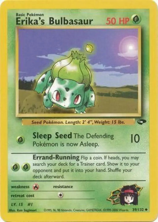 Erika’s Bulbasaur (39/132) [Gym Challenge Unlimited] - Pokemon Single