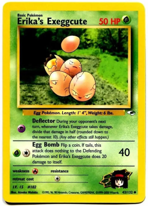 Erika’s Exeggcute (43/132) [Gym Heroes Unlimited] - Pokemon Single