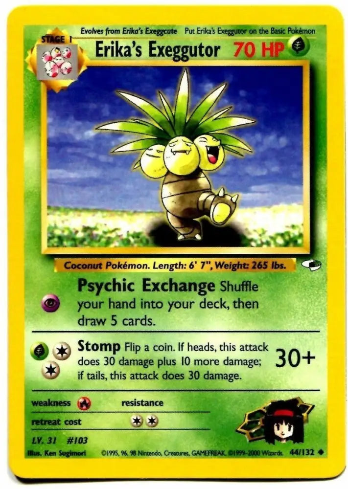 Erika’s Exeggutor (44/132) [Gym Heroes Unlimited] - Pokemon Single