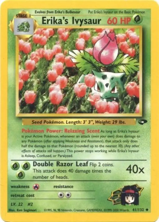 Erika’s Ivysaur (41/132) [Gym Challenge Unlimited] - Pokemon Single
