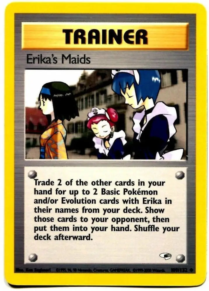 Erika’s Maids (109/132) [Gym Heroes Unlimited] - Pokemon Single