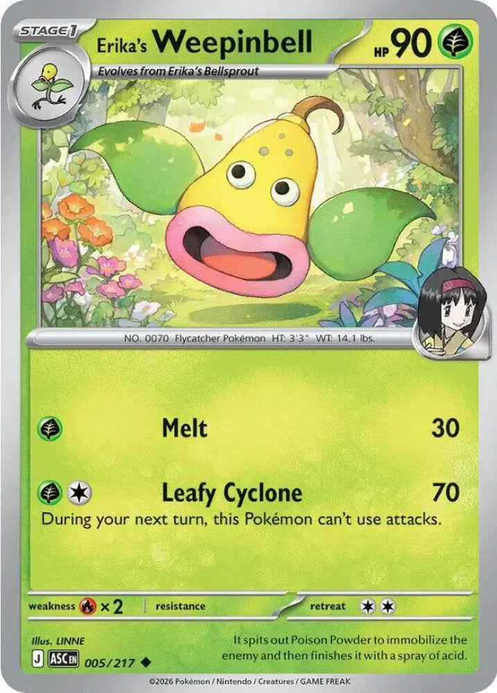 Erika's Weepinbell (005/217) [ME: Ascended Heroes]