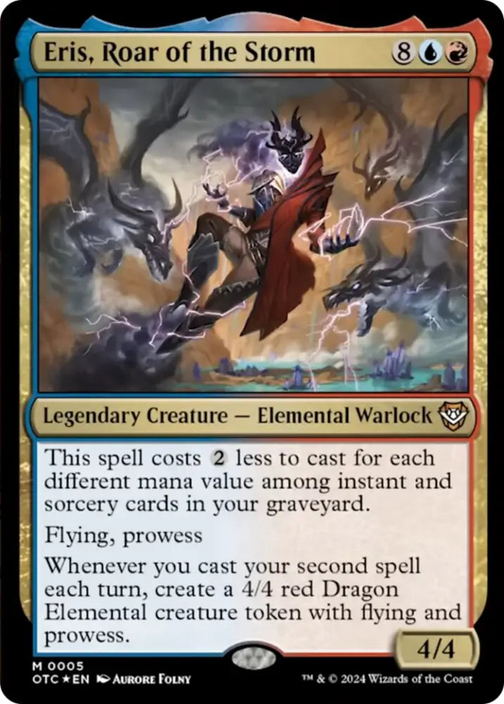 Eris Roar of the Storm [Outlaws of Thunder Junction Commander] - MTG Single