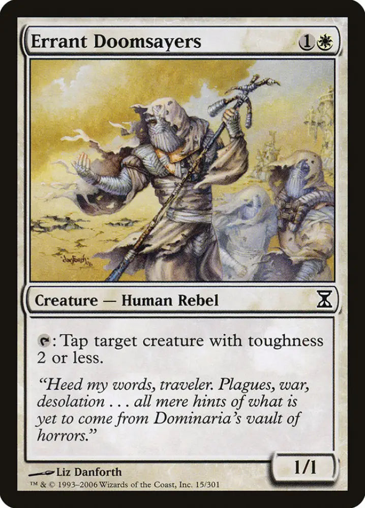 Errant Doomsayers [Time Spiral] - MTG Single