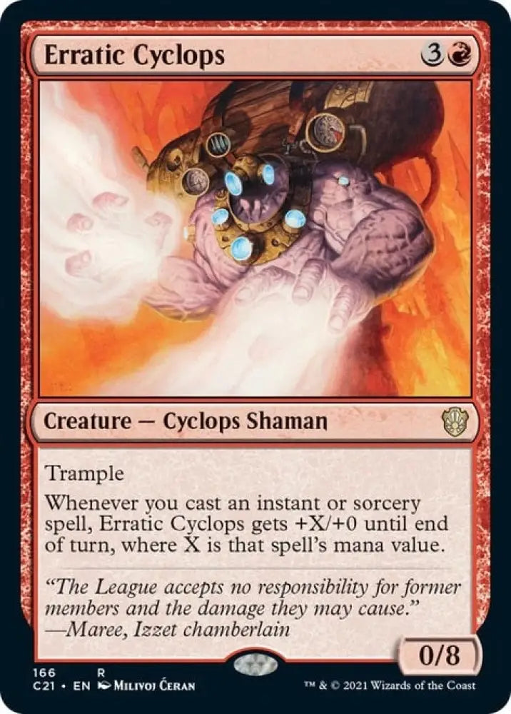 Erratic Cyclops [Commander 2021] - MTG Single
