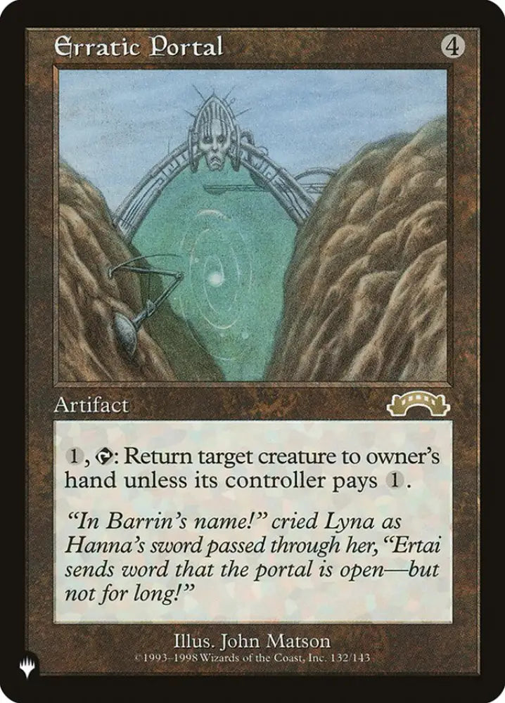 Erratic Portal [The List] - MTG Single