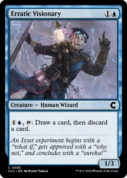 Erratic Visionary [Ravnica: Clue Edition] - MTG Single