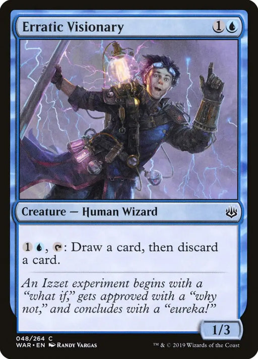 Erratic Visionary [War of the Spark] - MTG Single