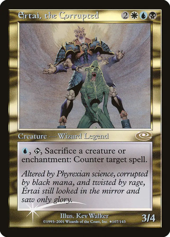 Ertai the Corrupted (Kev Walker) [Planeshift] - MTG Single