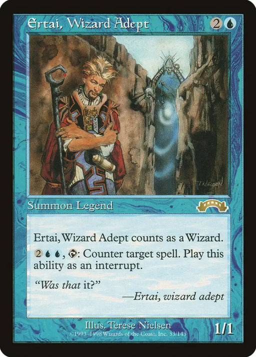 Ertai Wizard Adept [Exodus] - MTG Single