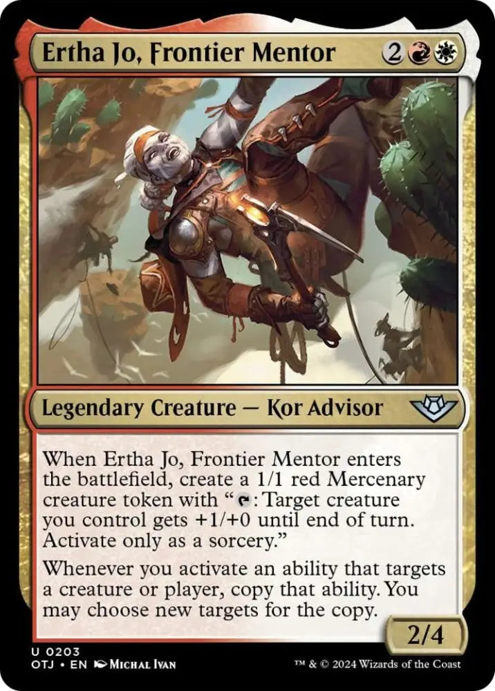 Ertha Jo Frontier Mentor [Outlaws of Thunder Junction] - MTG Single