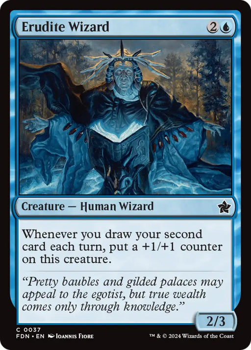 Erudite Wizard [Foundations] - MTG Single