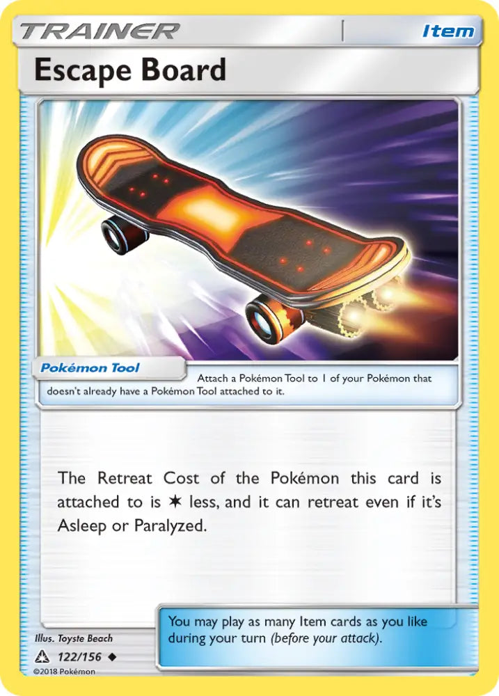 Escape Board (122/156) [Sun & Moon: Ultra Prism] - Pokemon Single