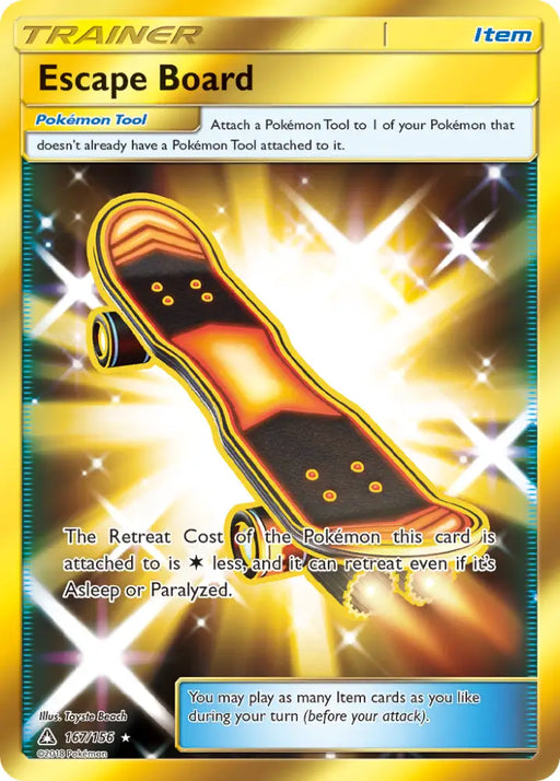 Escape Board (167/156) [Sun & Moon: Ultra Prism] - Pokemon Single