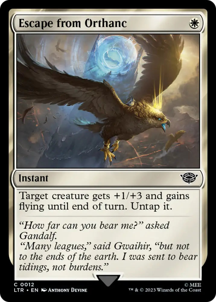 Escape from Orthanc [The Lord of the Rings: Tales of Middle-Earth] - MTG Single