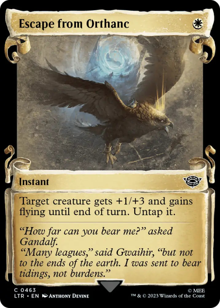 Escape from Orthanc [The Lord of the Rings: Tales of Middle-Earth Showcase Scrolls] - MTG Single