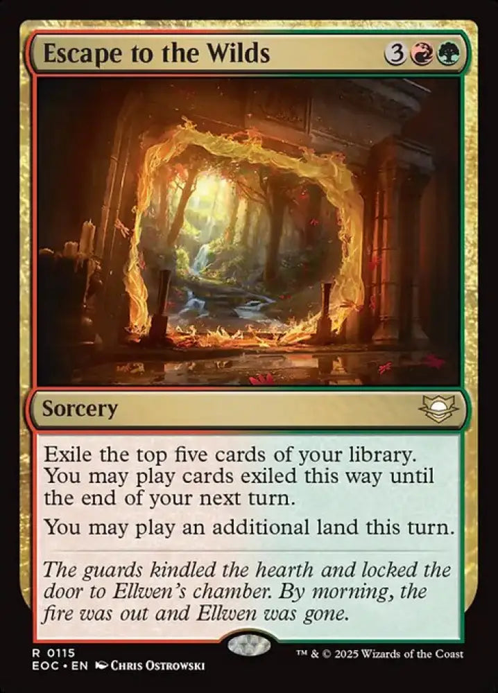 Escape to the Wilds (115) [Edge of Eternities Commander]