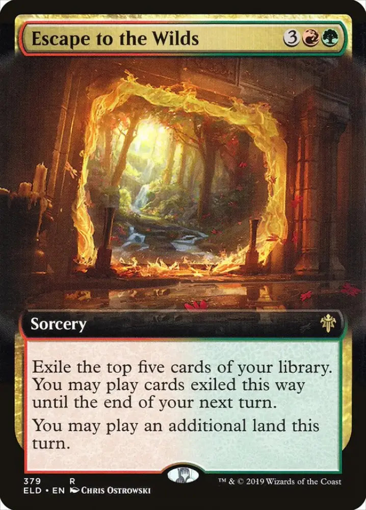 Escape to the Wilds (Extended Art) [Throne of Eldraine] - MTG Single