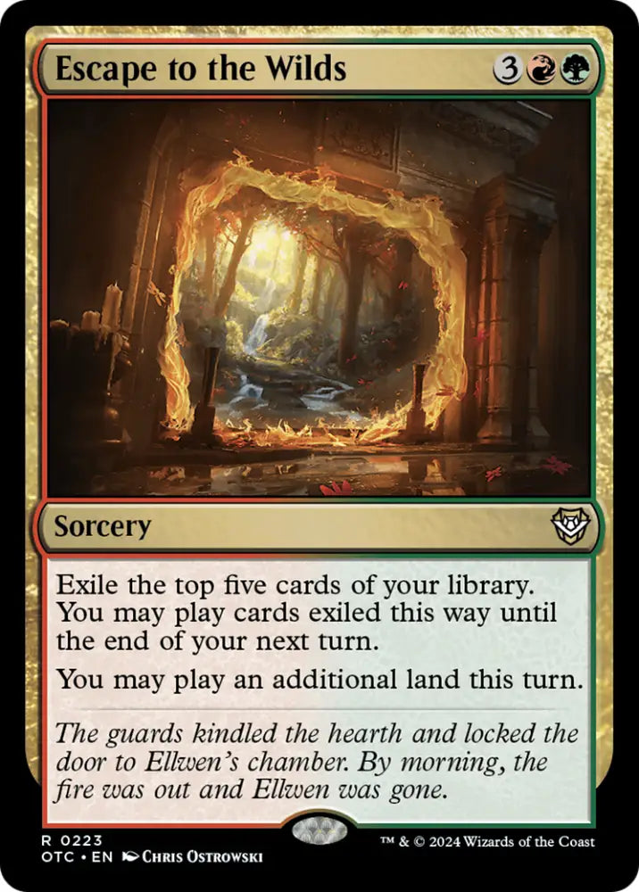 Escape to the Wilds [Outlaws of Thunder Junction Commander] - MTG Single