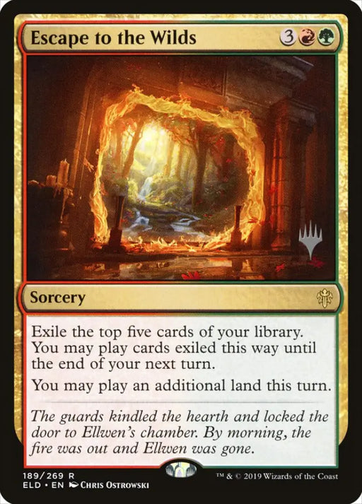 Escape to the Wilds (Promo Pack) [Throne of Eldraine Promos] - MTG Single
