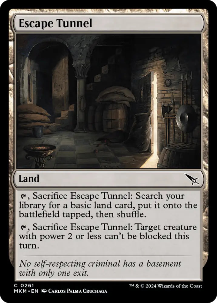 Escape Tunnel [Murders at Karlov Manor] - MTG Single