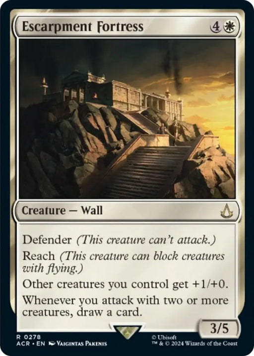 Escarpment Fortress [Assassin’s Creed] - MTG Single