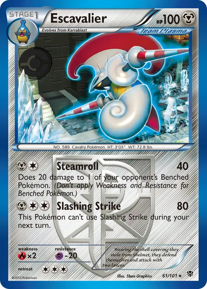 Escavalier (61/101) [Black & White: Plasma Blast] - Pokemon Single