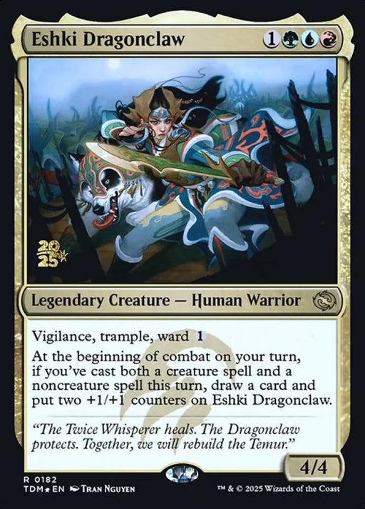 Eshki Dragonclaw (182s) [Tarkir: Dragonstorm Promos]