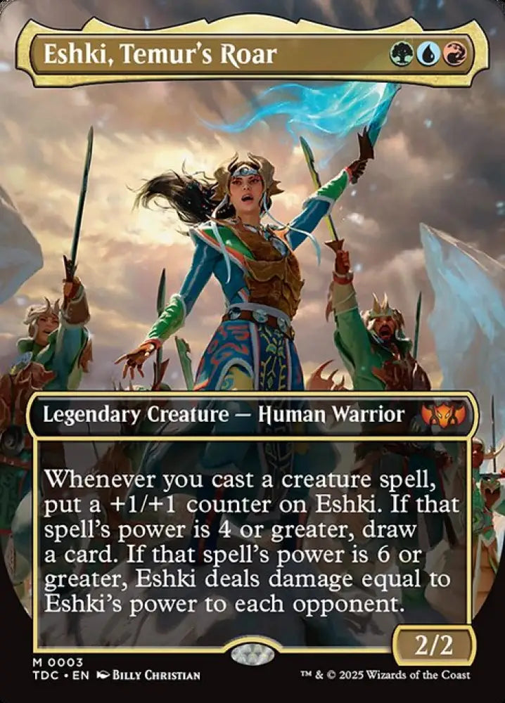 Eshki, Temur's Roar (3) [Tarkir: Dragonstorm Commander]
