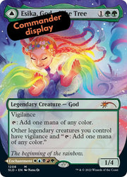 Esika, God of the Tree (Display Commander) - Thick Stock (1208) [Secret Lair Drop] [Borderless]