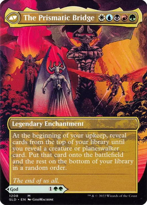 Esika, God of the Tree (Display Commander) - Thick Stock (1208) [Secret Lair Drop] [Borderless] Reverse