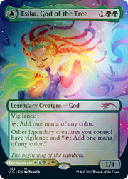 Esika God of the Tree // The Prismatic Bridge (Borderless) [Secret Lair: From Cute to Brute] - MTG Single