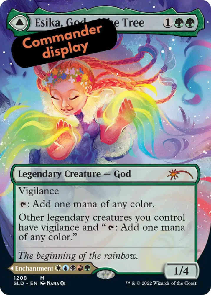 Esika God of the Tree // The Prismatic Bridge (Display Commander) (Borderless) [Secret Lair: From Cute to Brute] - MTG
