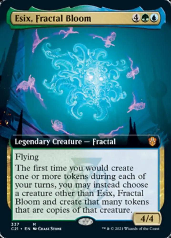 Esix Fractal Bloom (Extended Art) [Commander 2021] - MTG Single