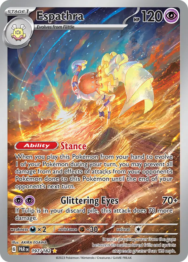 Espathra (197/182) [Scarlet & Violet: Paradox Rift] - Pokemon Single
