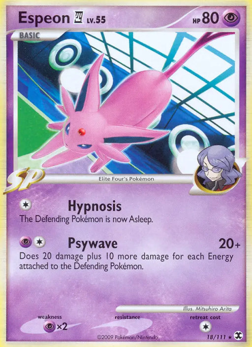 Espeon (18/111) [Platinum: Rising Rivals] - Pokemon Single