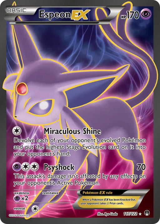 Espeon EX (117/122) [XY: BREAKpoint] - Pokemon Single