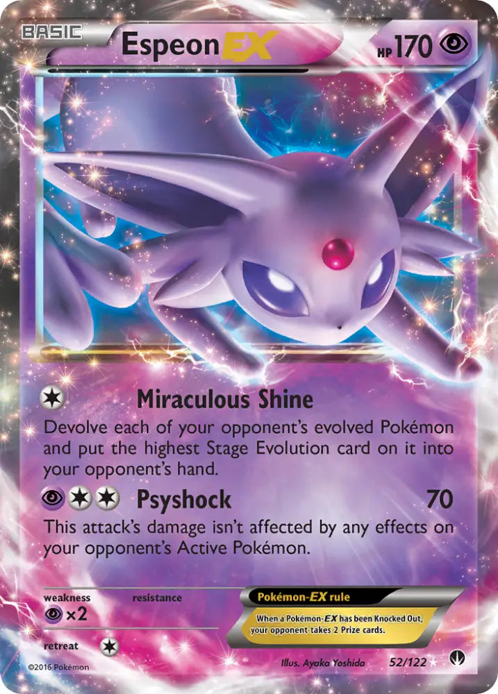 Espeon EX (52/122) [XY: BREAKpoint] - Pokemon Single