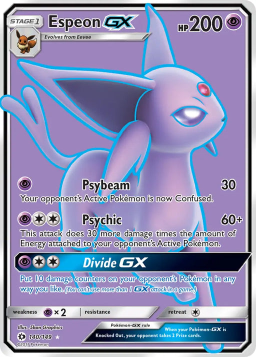 Espeon GX (140/149) [Sun & Moon: Base Set] - Pokemon Single
