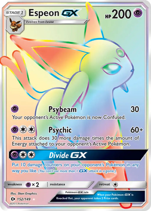 Espeon GX (152/149) [Sun & Moon: Base Set] - Pokemon Single