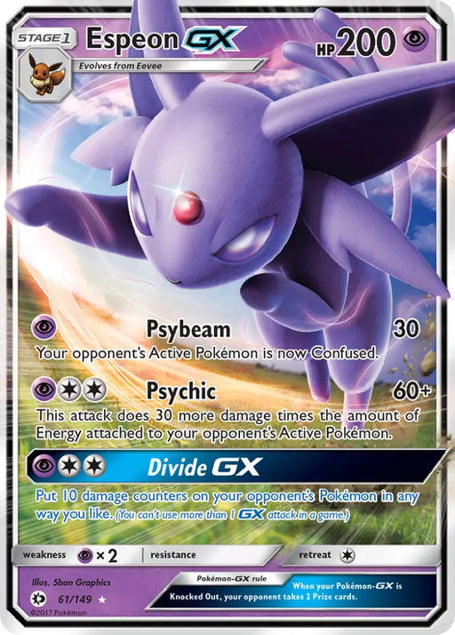 Espeon GX (61/149) [Sun & Moon: Base Set] - Pokemon Single