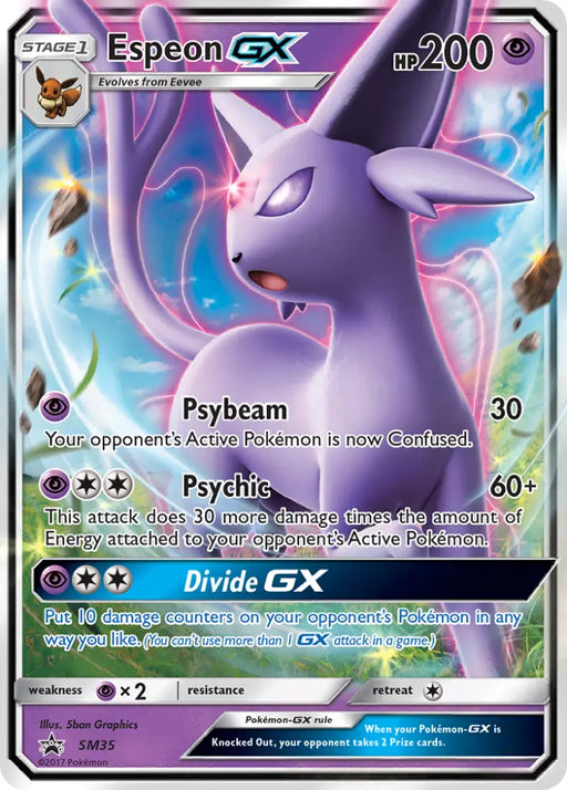 Espeon GX (SM35) [Sun & Moon: Black Star Promos] - Pokemon Single