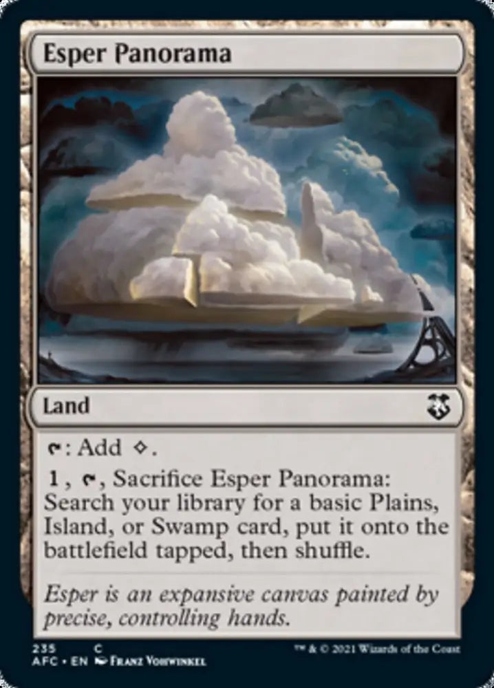 Esper Panorama [Dungeons & Dragons: Adventures in the Forgotten Realms Commander] - MTG Single