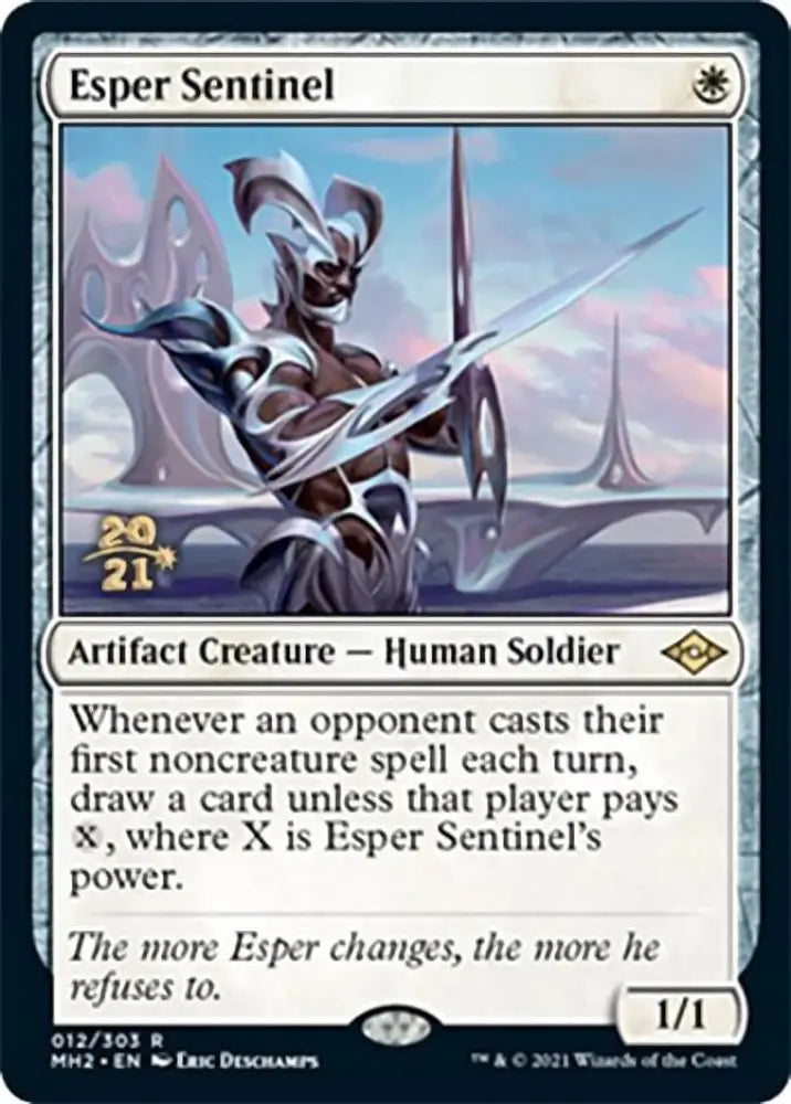 Esper Sentinel [Modern Horizons 2 Prerelease Promos] - MTG Single