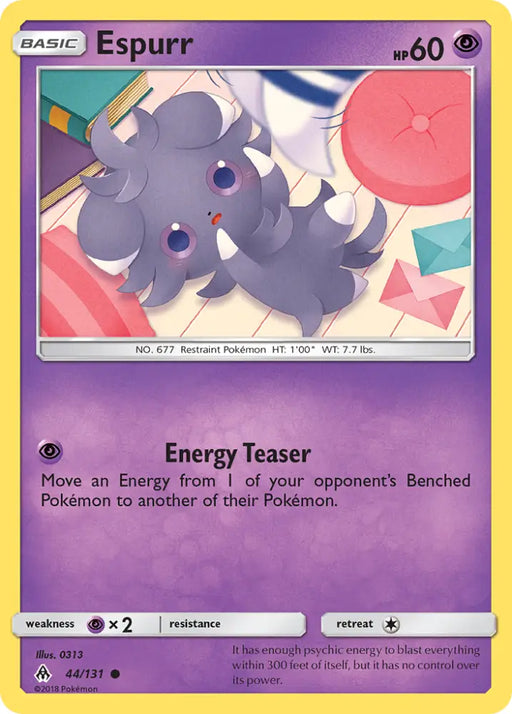 Espurr (44/131) [Sun & Moon: Forbidden Light] - Pokemon Single